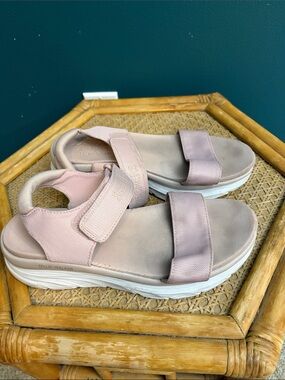 Skechers Soft Blush Hook-and-Loop Comfort Sandals